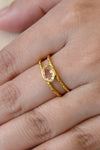 Aquamarine ring, Birthstone ring, March Stone ring